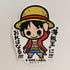 One Piece Monkey D Luffy Ruffy B-Side Label Sticker