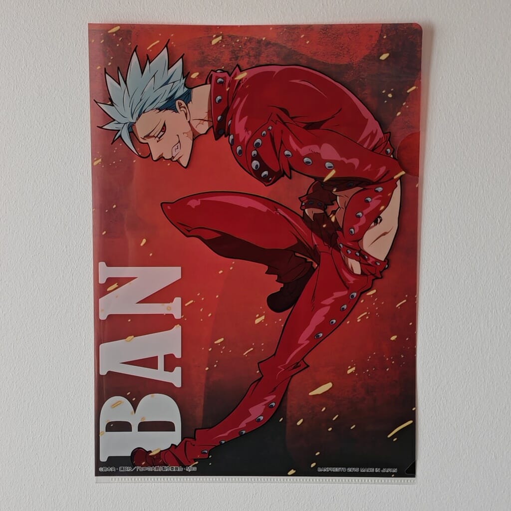 Seven Deadly Sins Ban A4 Clearfile / Poster