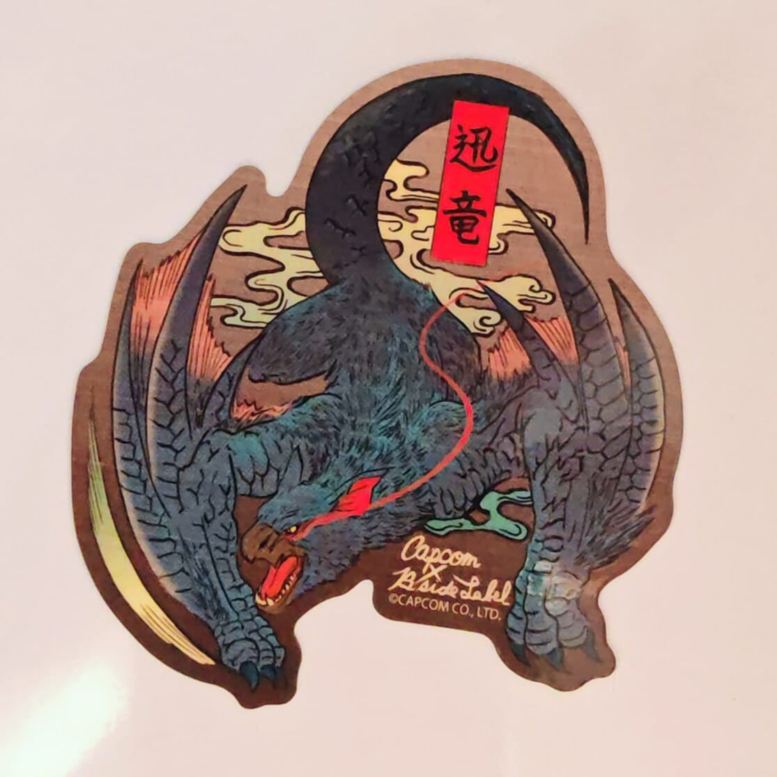 Monster Hunter Nargacuga B-Side Label Sticker