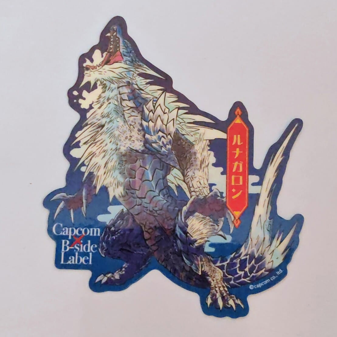 Monster Hunter Lunagaron B-Side Label Sticker