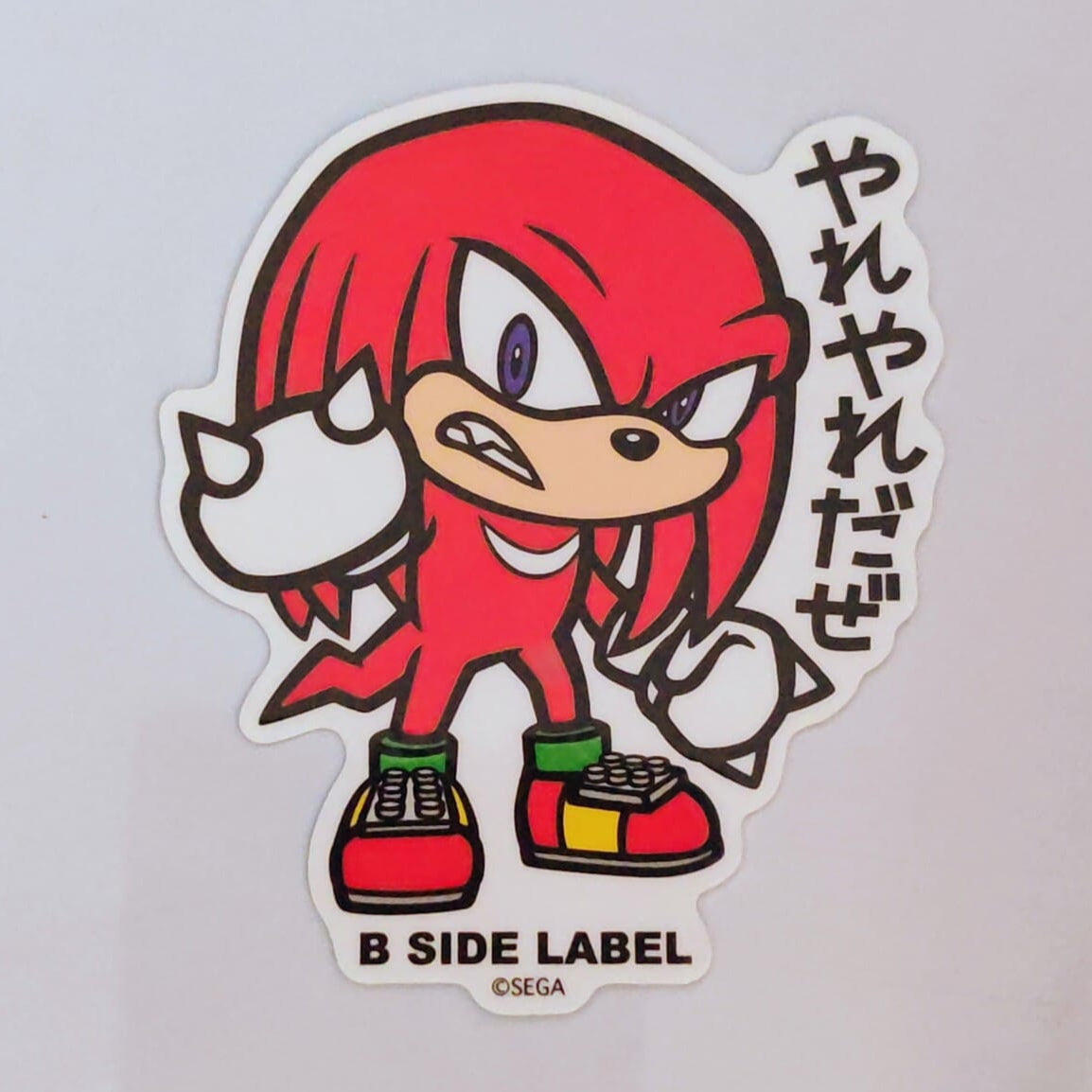 Sonic Knuckles B-Side Label Sticker
