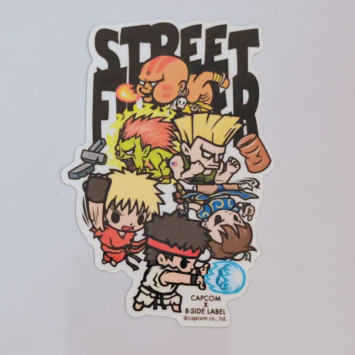 Street Fighter B-Side Label Sticker