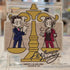 Ace Attorney Phoenix Wright & Miles Edgeworth B-Side Label Sticker