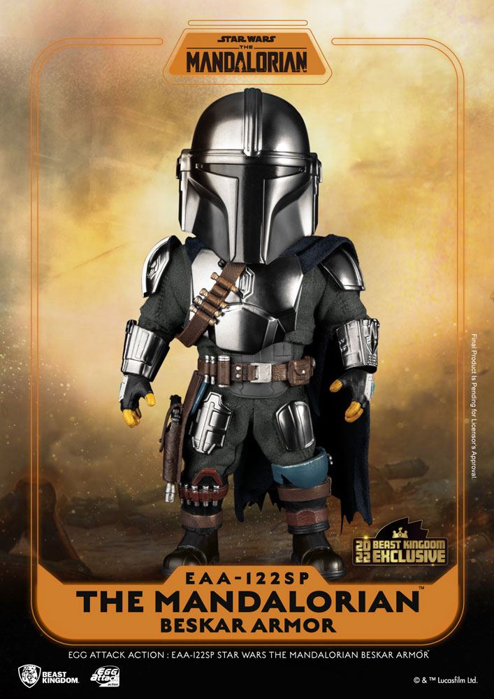Star Wars The Mandalorian Egg Attack Beskar Armor Action Limited Figur