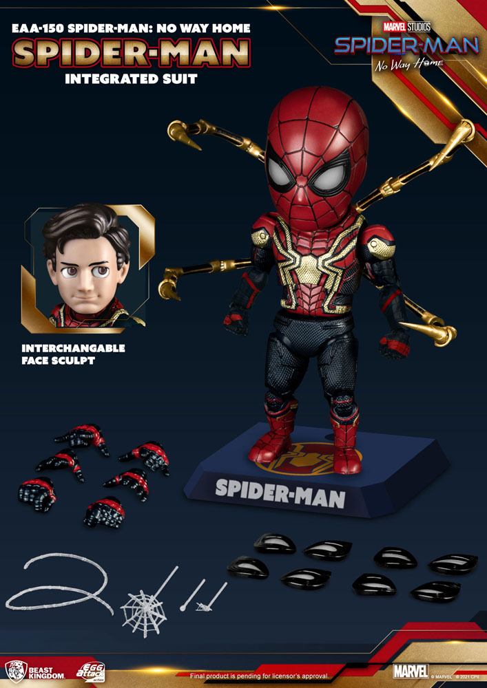 Spider-Man: No Way Home Egg Attack Spider-Man Integrated Suit Actionfigur