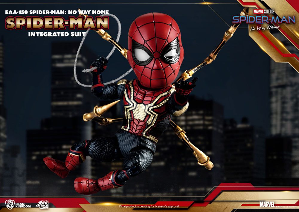 Spider-Man: No Way Home Egg Attack Spider-Man Integrated Suit Actionfigur