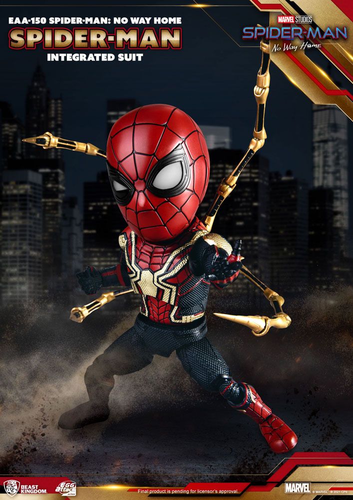 Spider-Man: No Way Home Egg Attack Spider-Man Integrated Suit Actionfigur