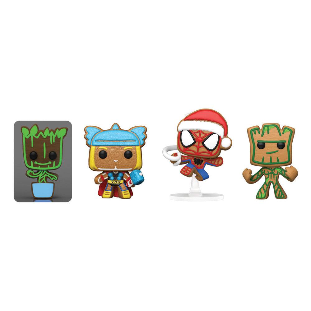 Marvel Holiday Pocket POP! Mini Figuren 4er-Pack Holiday Box
