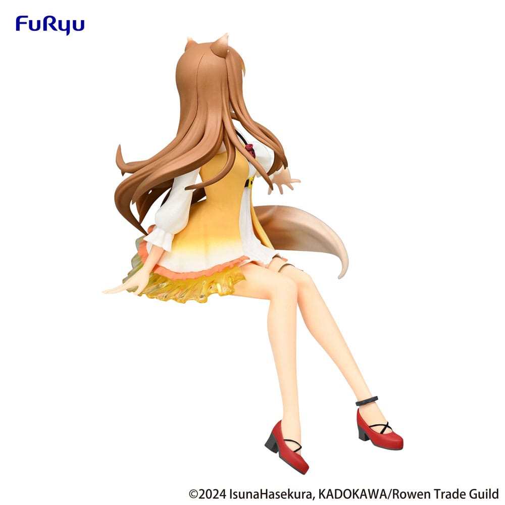 Spice and Wolf Holo Sunflower Dress Noodle Stopper 17cm Statue