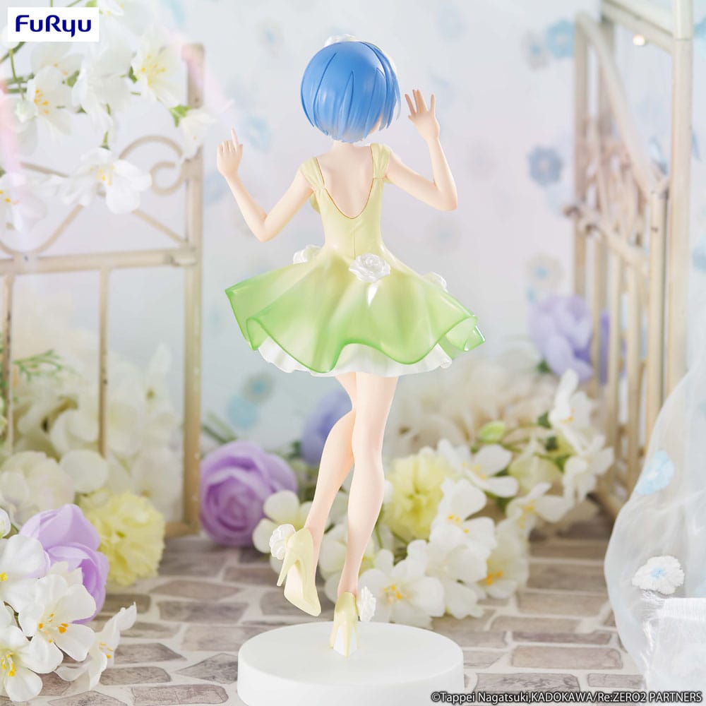 Re:Zero Rem Rem Flower Dress Trio-Try-iT 21cm Figur