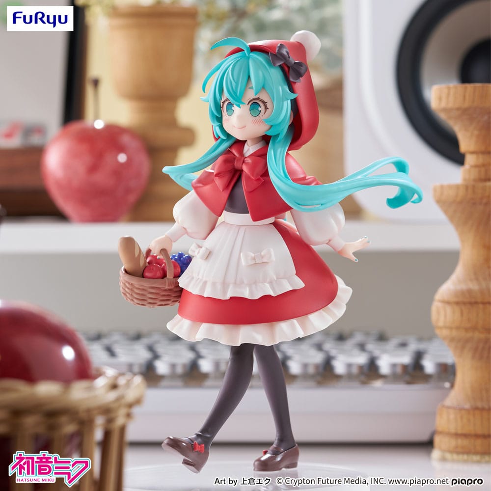 Hatsune Miku Desktop Fairy Little Red Riding Hood 16 cm Statue