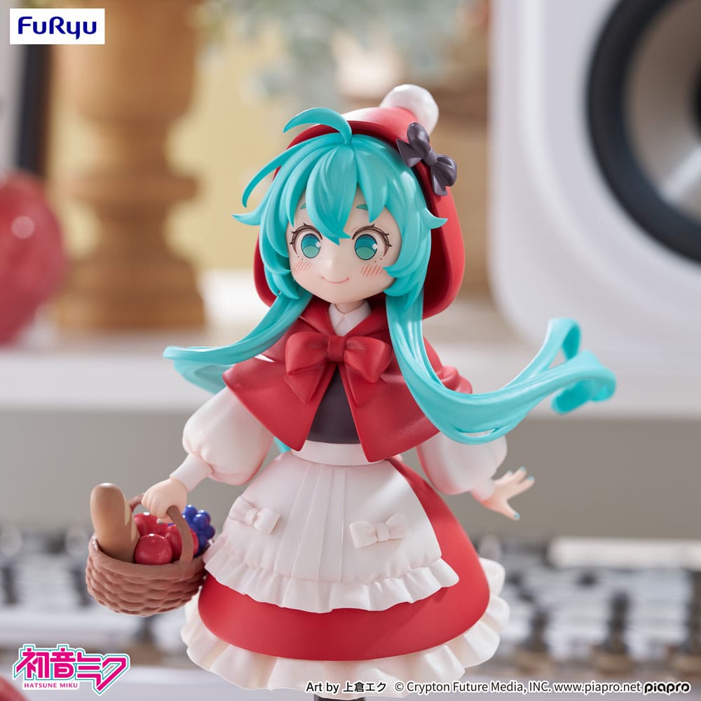 Hatsune Miku Desktop Fairy Little Red Riding Hood 16 cm Statue