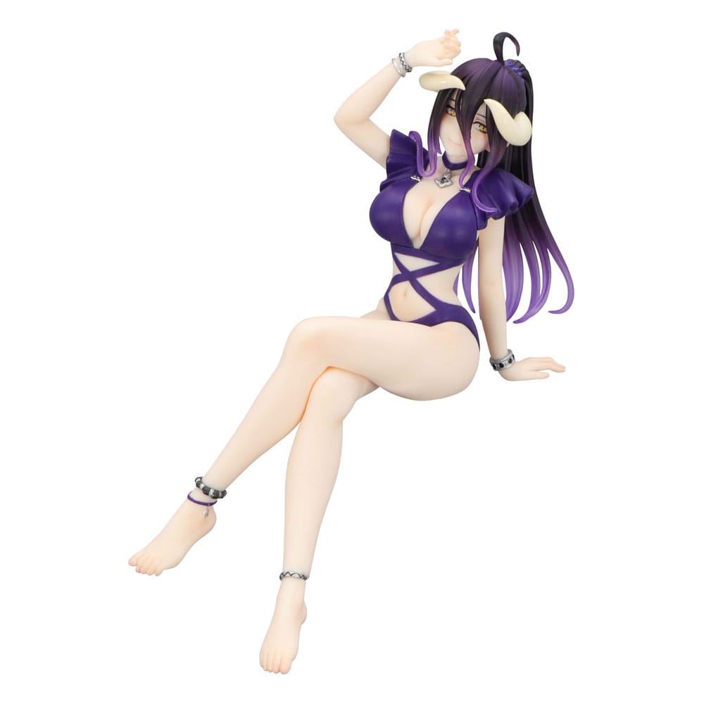 Overlord Albedo Swimsuit Dark Purple Color Ver Noodle Stopper 16 cm Statue
