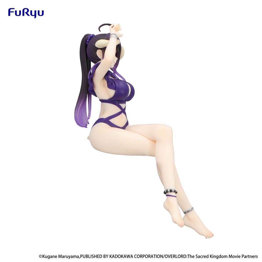 Overlord Albedo Swimsuit Dark Purple Color Ver Noodle Stopper 16 cm Statue