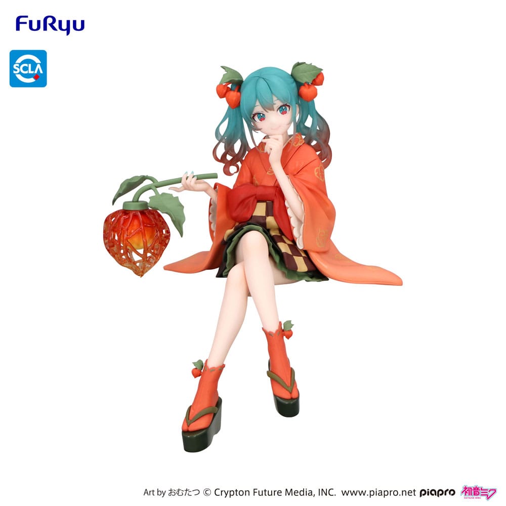 Hatsune Miku Flower Fairy Winter Cherry Noodle Stopper 15 cm Statue