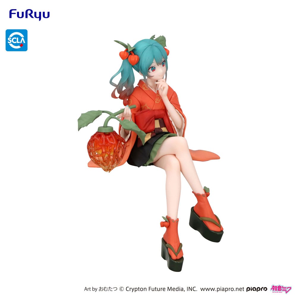 Hatsune Miku Flower Fairy Winter Cherry Noodle Stopper 15 cm Statue