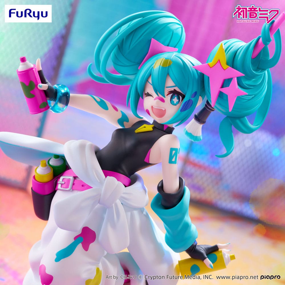 Hatsune Miku Paint Girl Trio-Try-iT 19 cm Statue