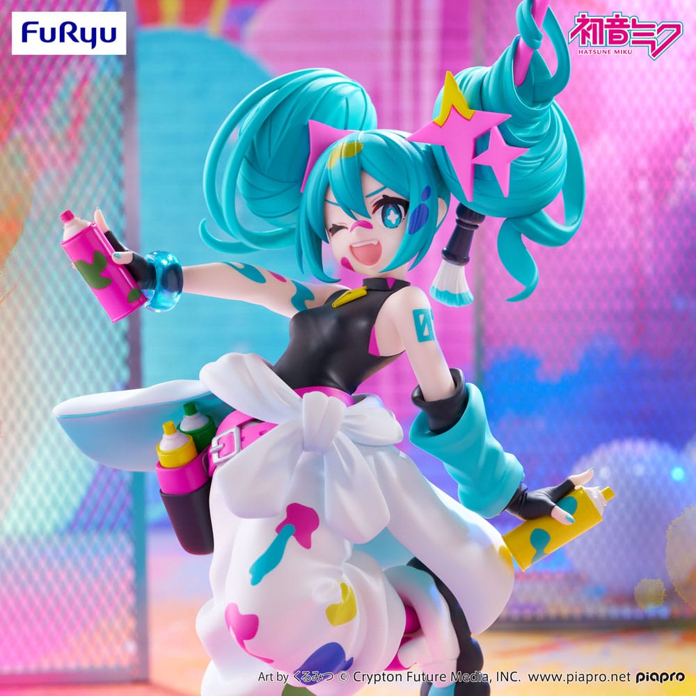 Hatsune Miku Paint Girl Trio-Try-iT 19 cm Statue