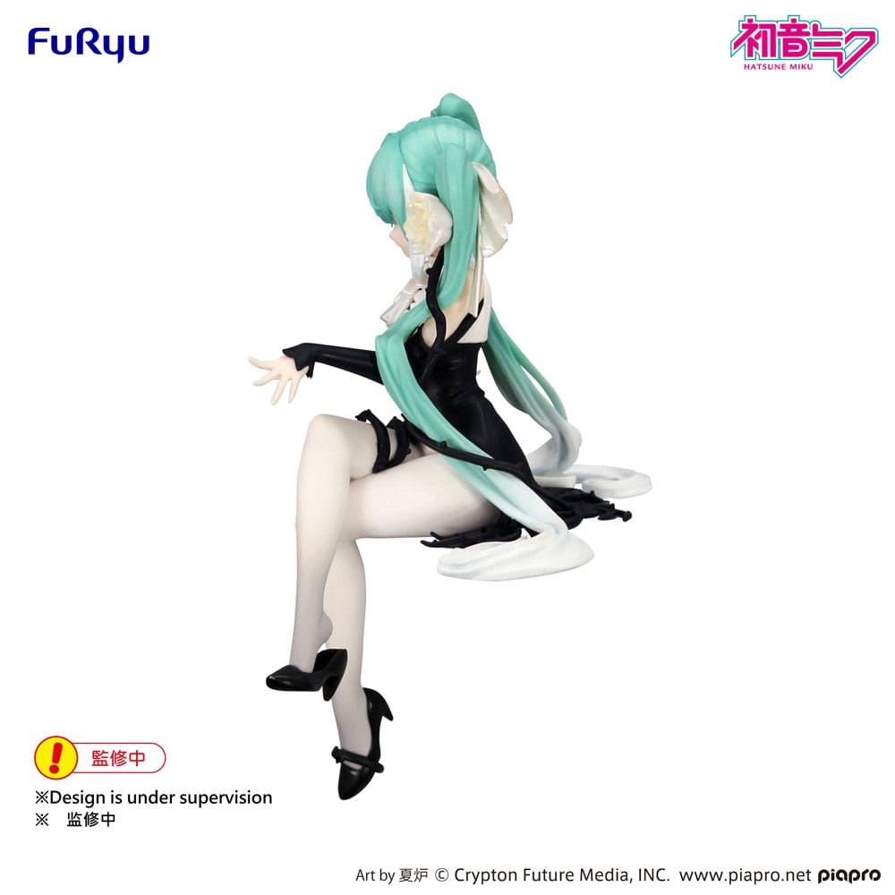 Hatsune Miku Flower Fairy White Rose Noodle Stopper 14 cm Statue