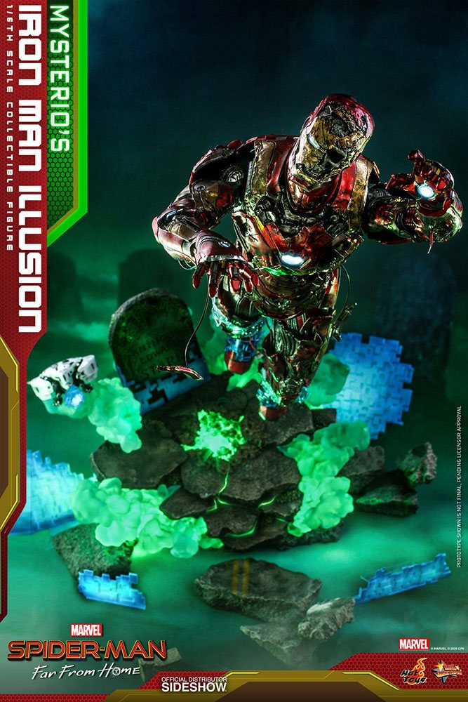 Spider-Man: Far From Home Actionfigur 1/6 Mysterio's Iron Man Illusion Hot Toys Figur
