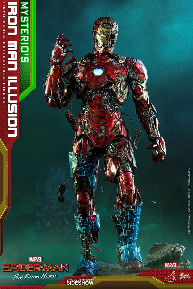 Spider-Man: Far From Home Actionfigur 1/6 Mysterio's Iron Man Illusion Hot Toys Figur