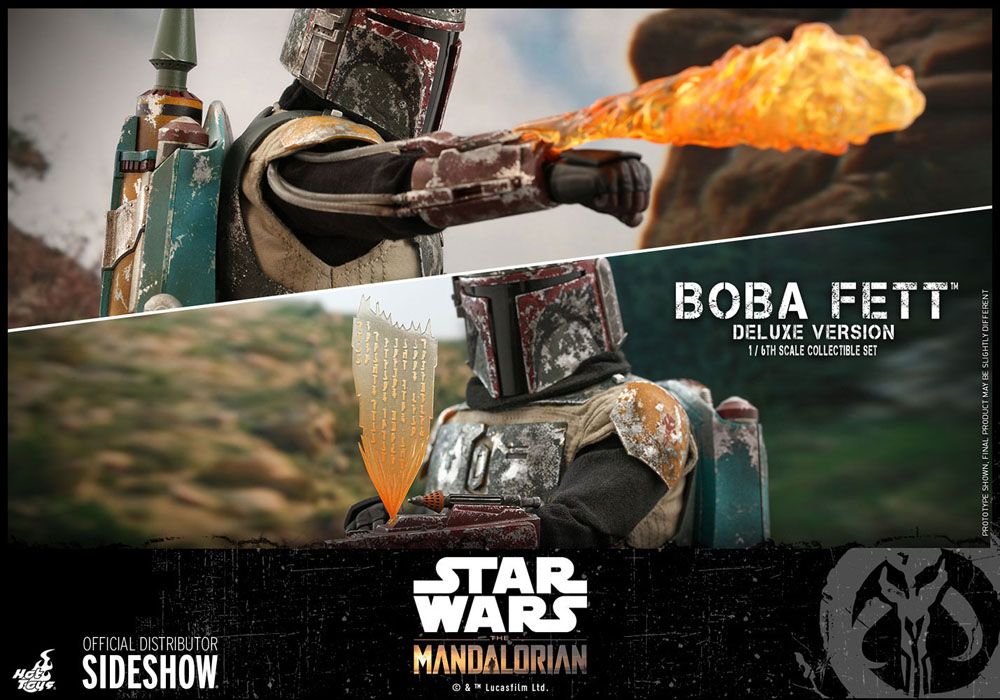 Star Wars The Mandalorian Doppelpack 1/6 Boba Fett Deluxe 30 cm Action-Figuren