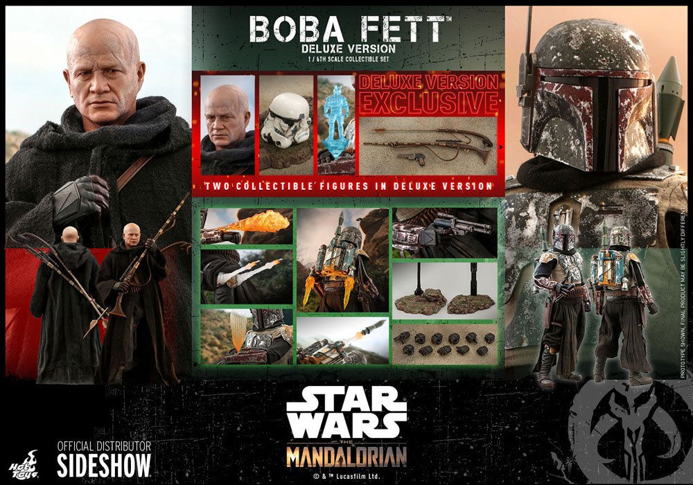 Star Wars The Mandalorian Doppelpack 1/6 Boba Fett Deluxe 30 cm Action-Figuren