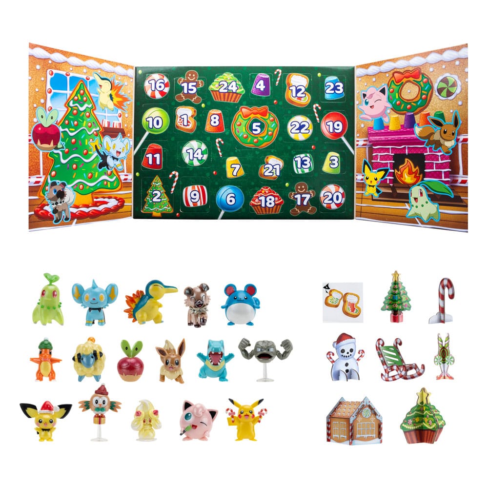 Pokemon Battle Figures Adventskalender Holiday 2023