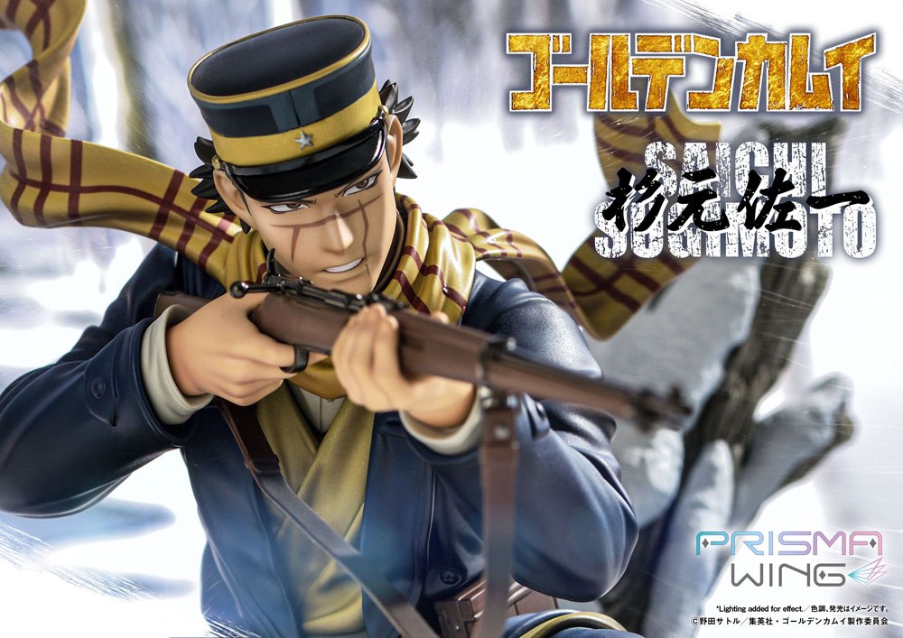 Golden Kamuy Saichi Sugimoto Prisma Wing 1/7 20 cm Statue
