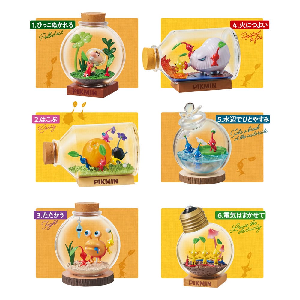 Pikmin Terrarium Collection Re-Ment Diorama (verschiedene zur Auswahl)