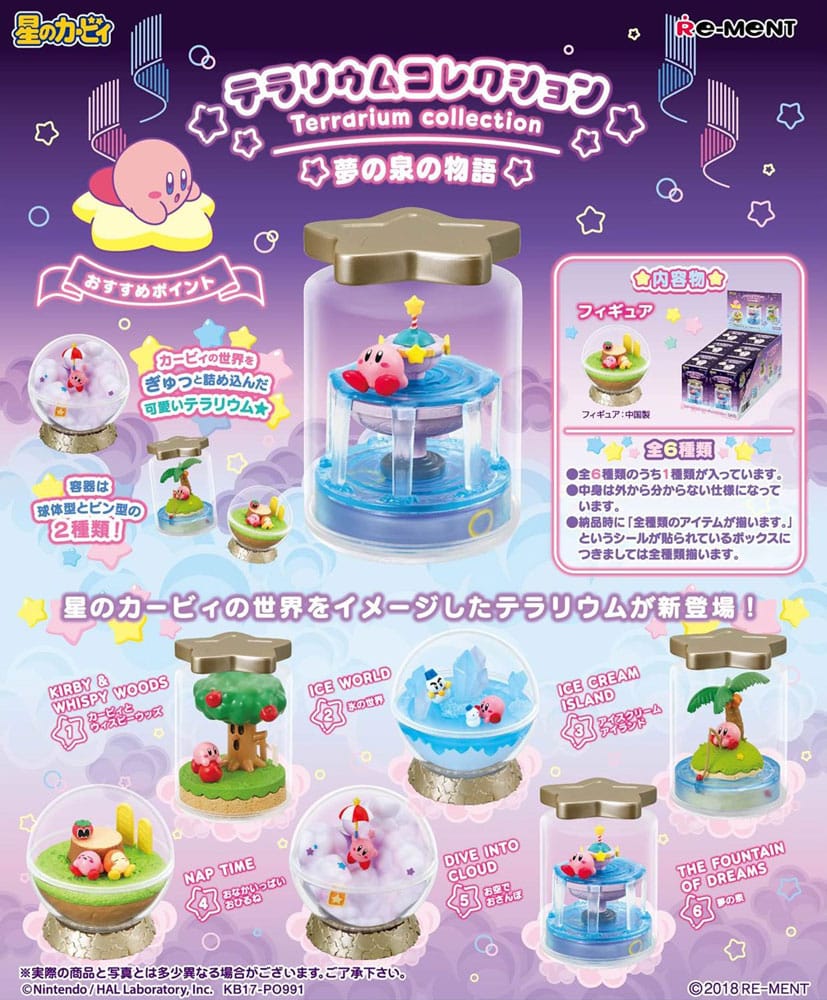Kirby Terrarium Collection Re-Ment Diorama Figuren (verschiedene zur Auswahl)