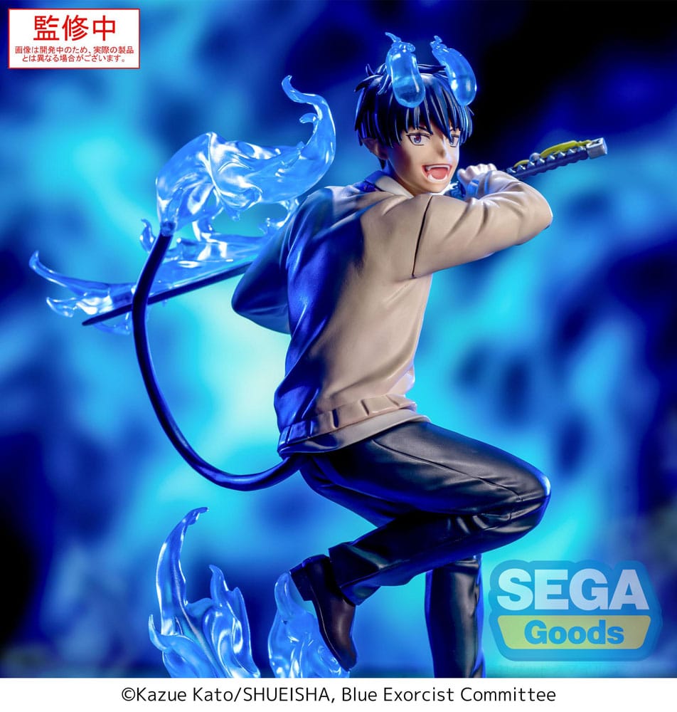 Blue Exorcist Rin Okumura Shimane Illuminati Saga Xross Link 18 cm Statue