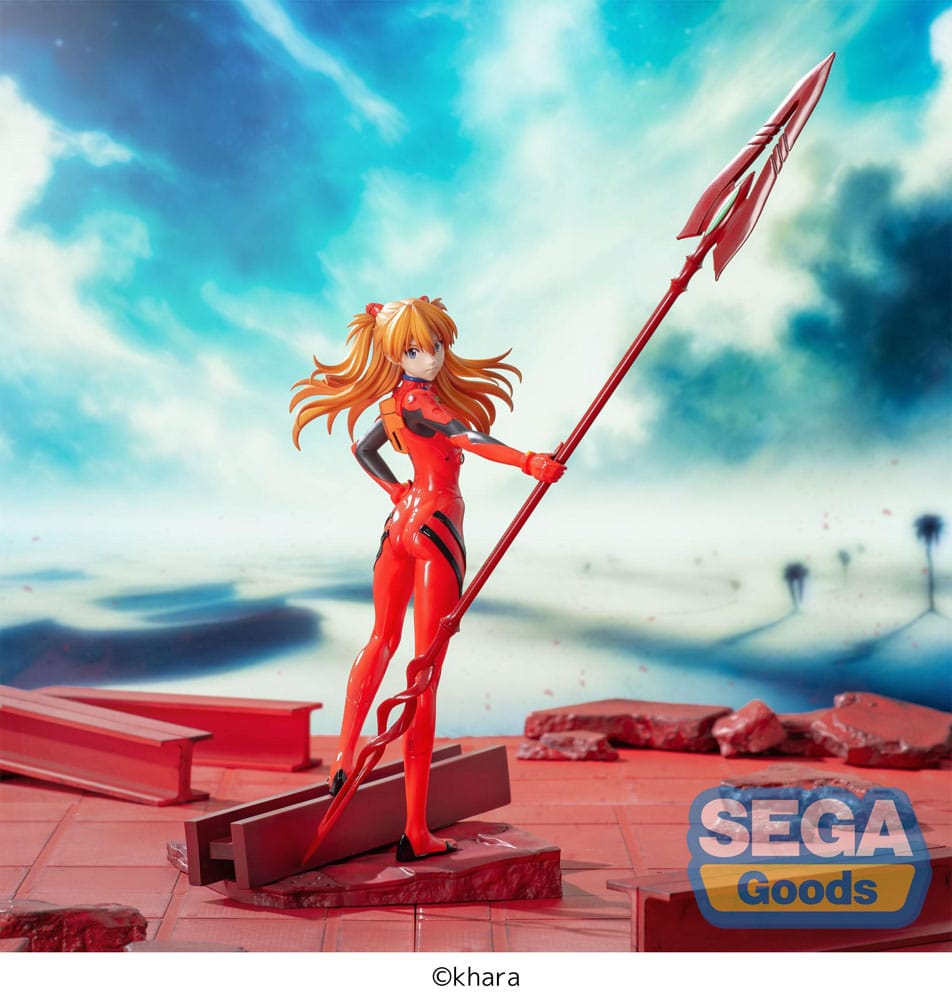 Neon Genesis Evangelion Asuka Shikinami Langley x Spear of Longinus Luminasta 20 cm Statue