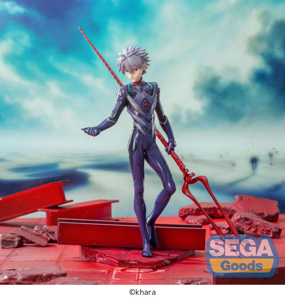 Neon Genesis Evangelion Kaworu Nagisa x Spear of Longinus Luminasta 21 cm Figur