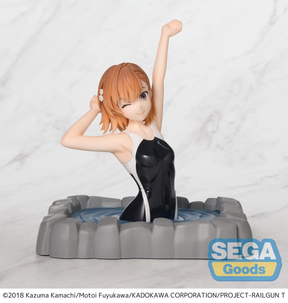 A Certain Scientific Railgun "Mikoto Misaka" Thermae Utopia 14 cm Statue