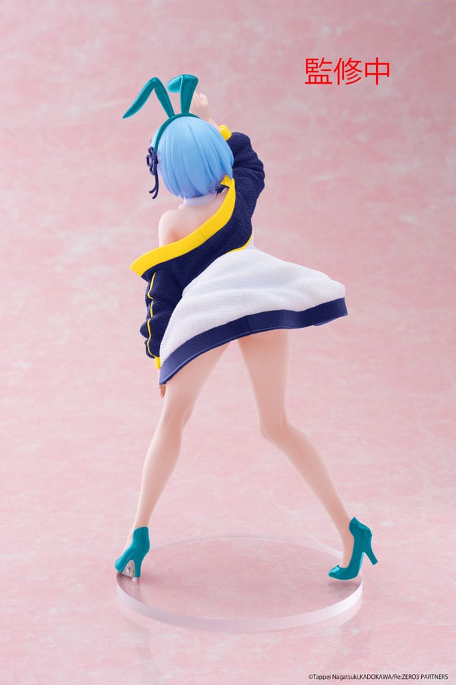 Re:Zero Rem Coreful (Jacket Bunny Ver.) Renewal 18 cm Statue