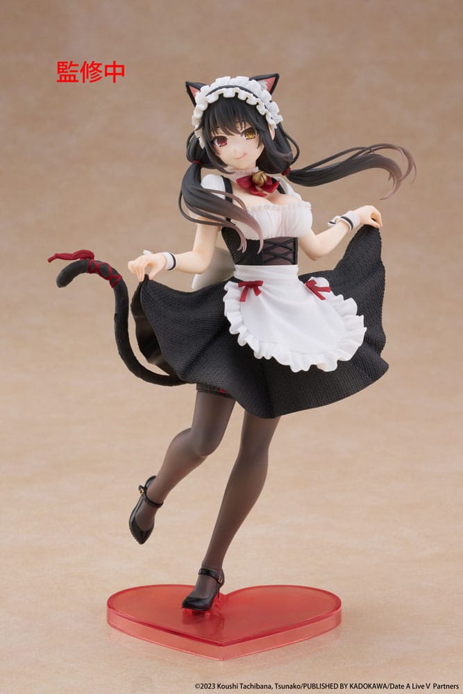 Date A Live V Kurumi Tokisaki Cat Ear Maid Ver. Coreful 18 cm Statue