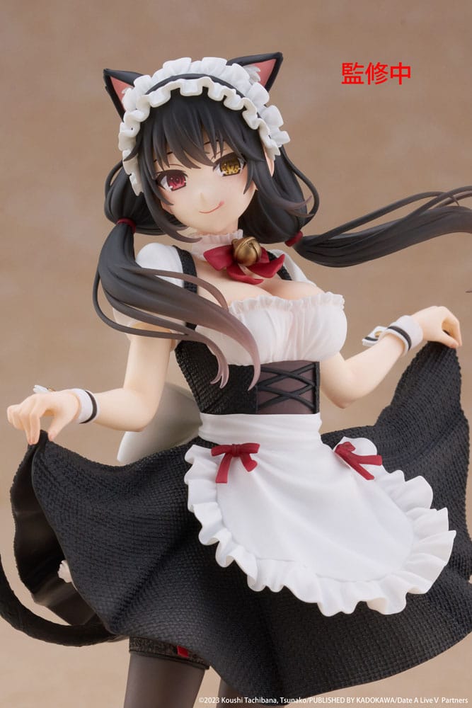 Date A Live V Kurumi Tokisaki Cat Ear Maid Ver. Coreful 18 cm Statue