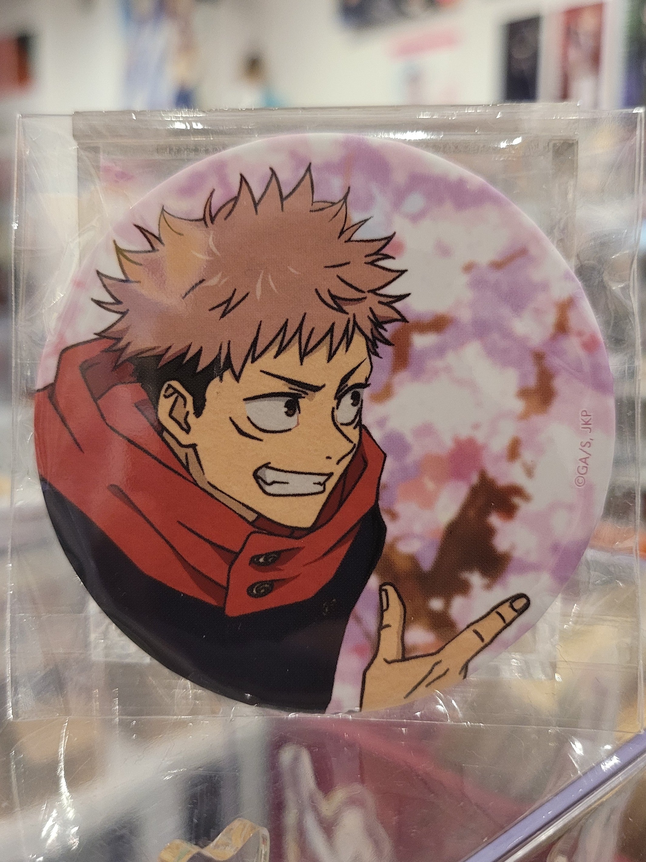 Jujutsu Kaisen Yuji Itadori Button Nippon4U