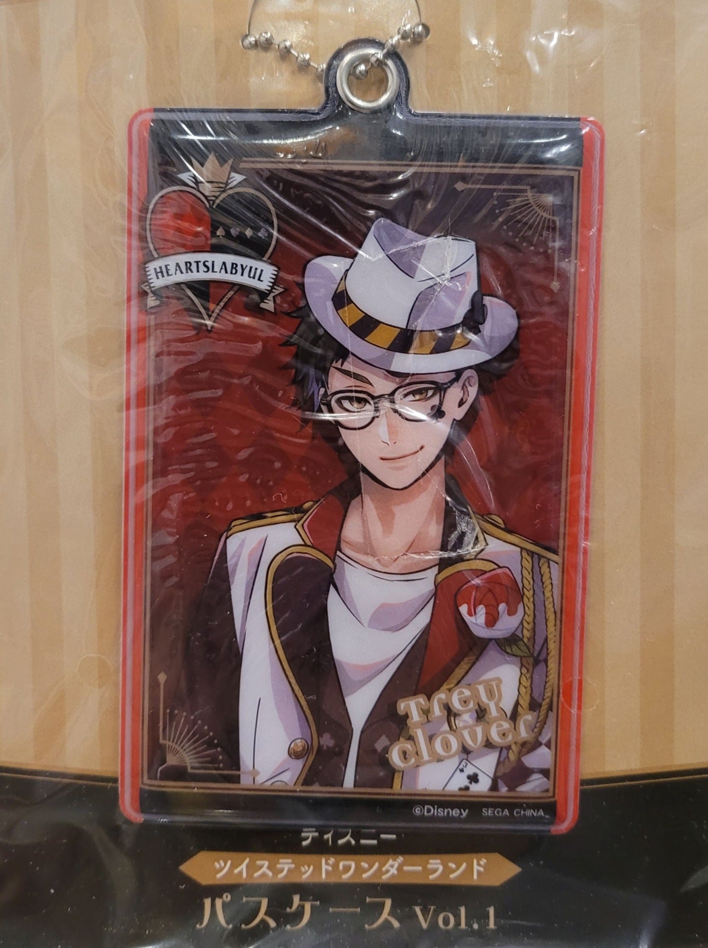 Twisted Wonderland Trey Clover Card Case Anhänger Nippon4U
