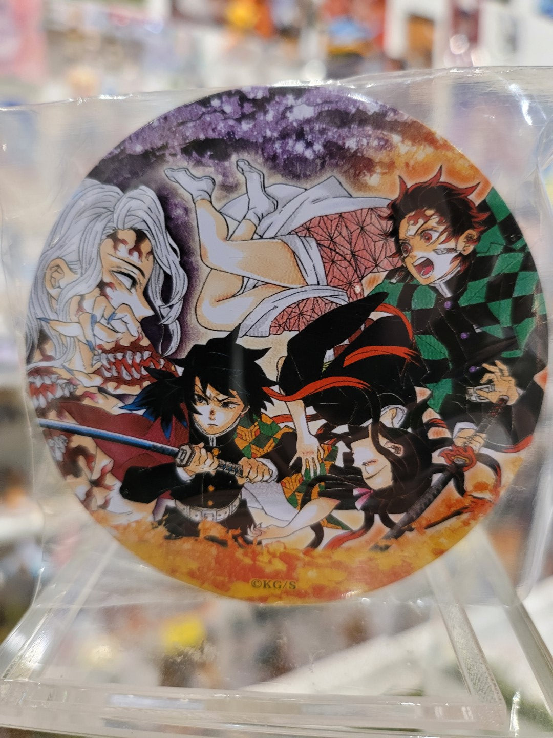 Demon Slayer Tanjiro & Nezuko & Tomioka & Muzan Button Nippon4U