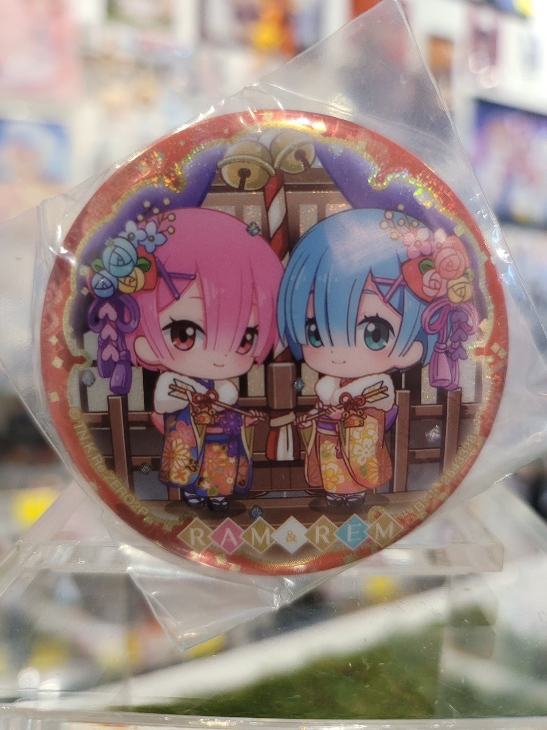 Re:Zero Rem & Ram Button