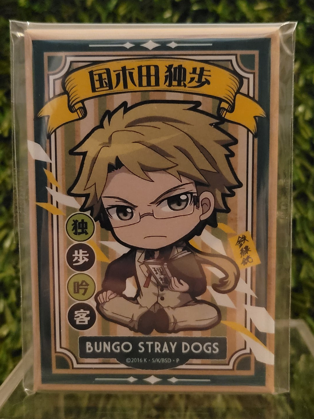 Bungo Stray Dogs Doppo Kunikida Button