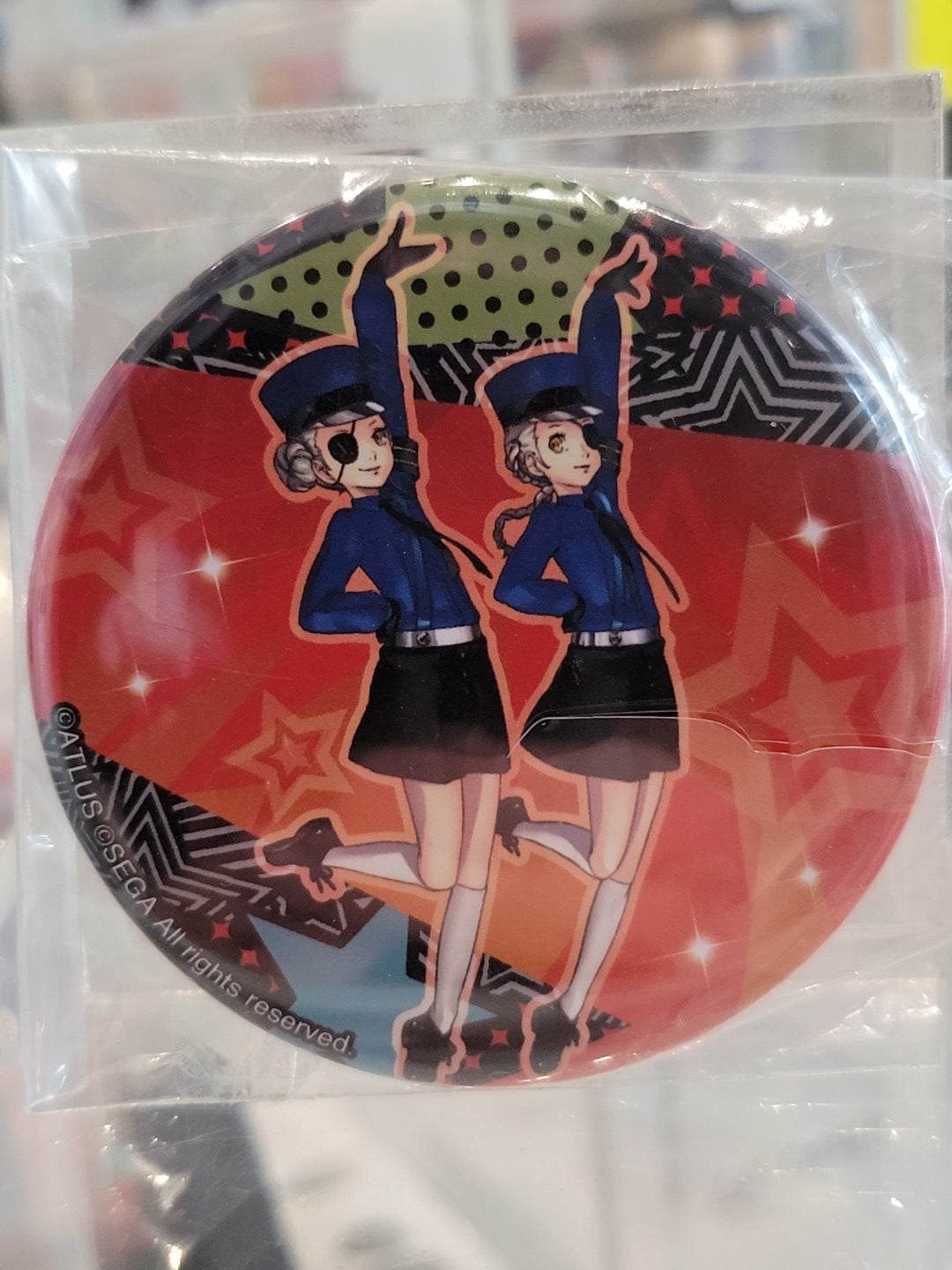 Persona Caroline & Justine Button