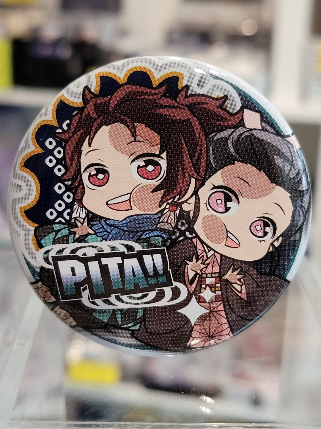 Demon Slayer Tanjiro & Nezuko Button