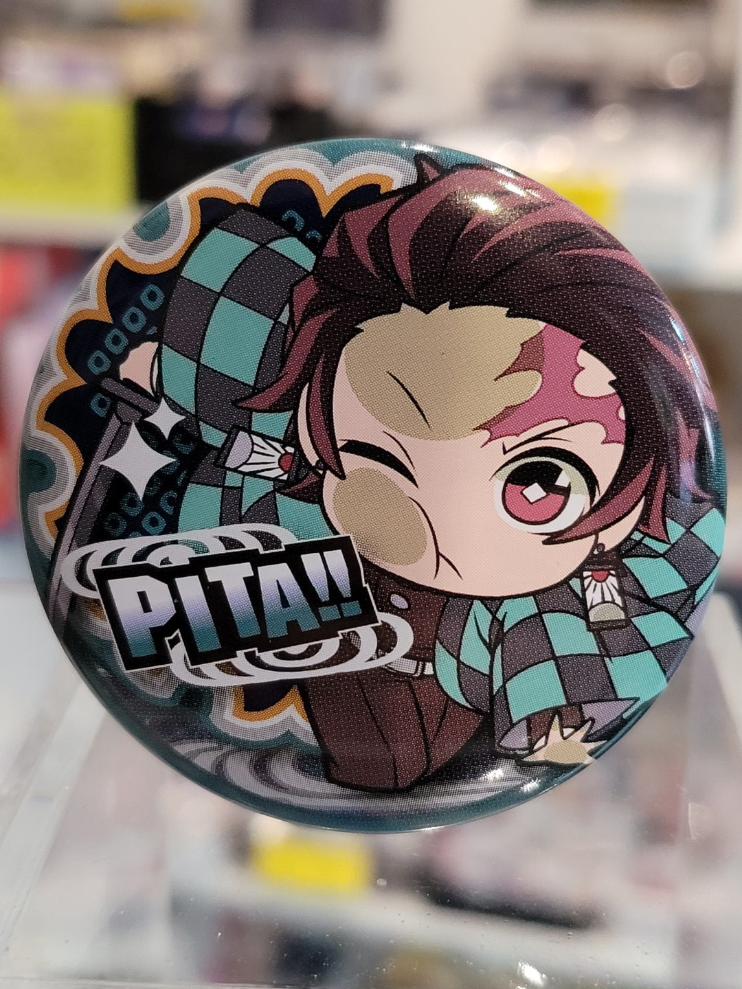 Demon Slayer Tanjiro Button