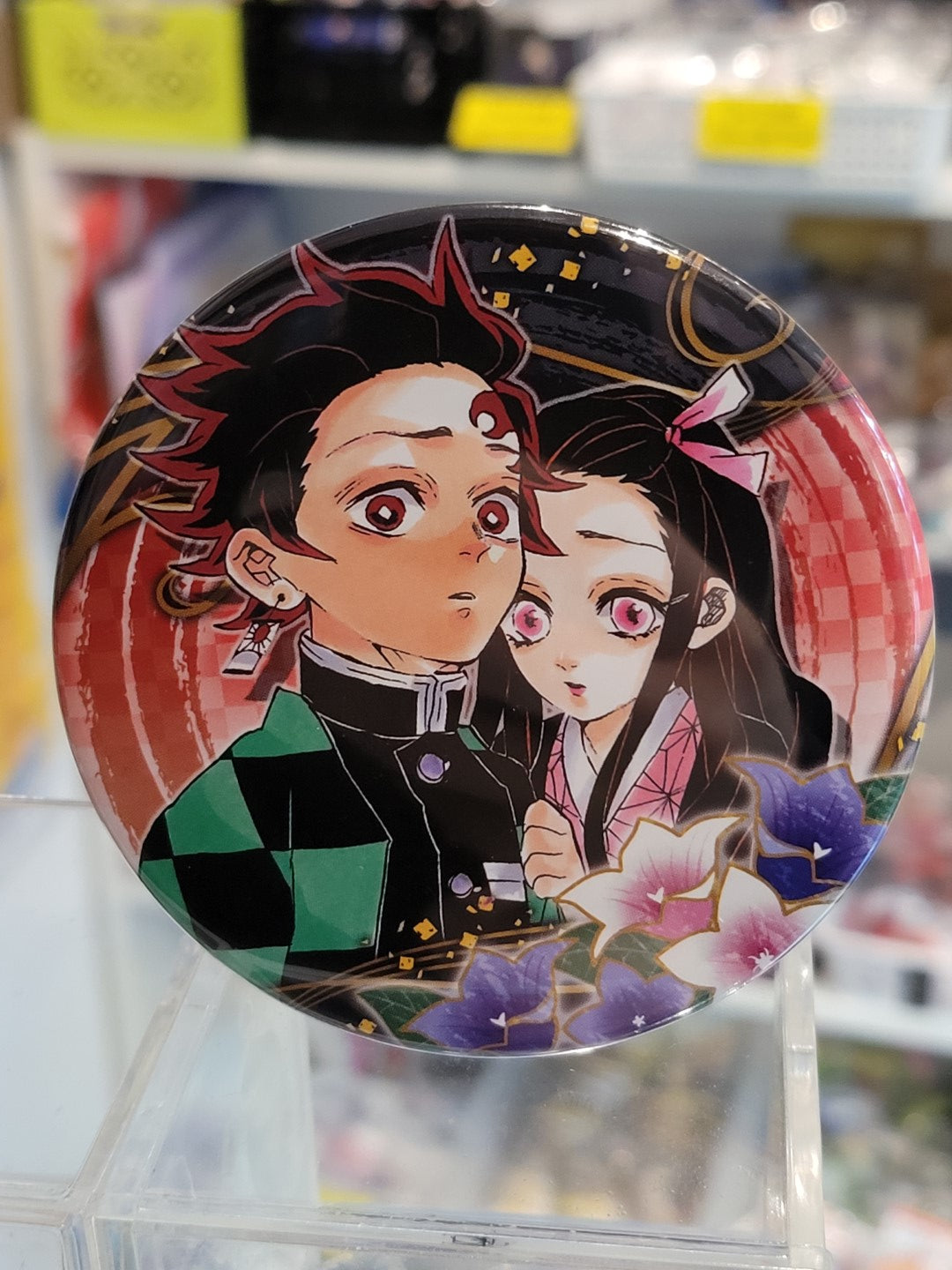 Demon Slayer Tanjiro & Nezuko Button