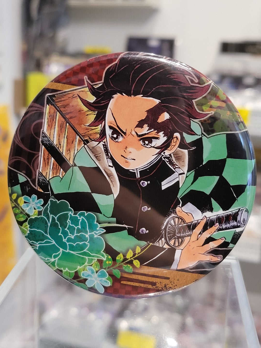 Demon Slayer Tanjiro Button