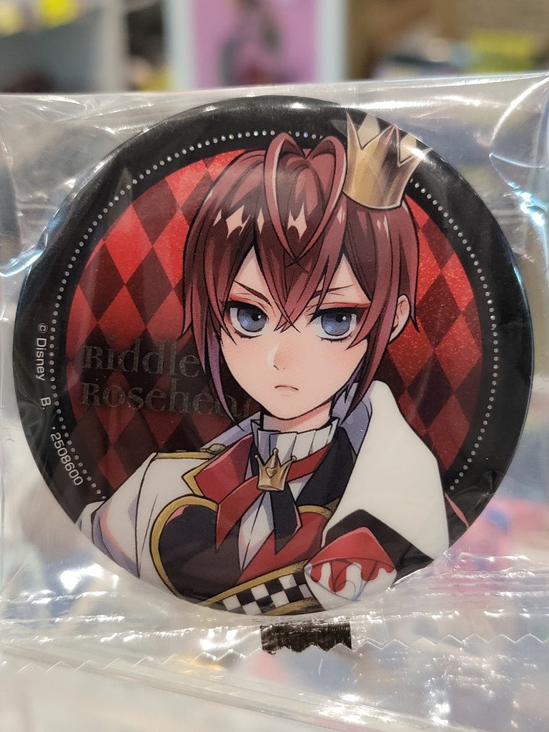 Twisted Wonderland Riddle Rosehearts Button