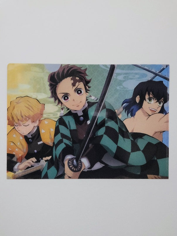 Demon Slayer Tanjiro & Inosuke & Zenitsu Clearfile